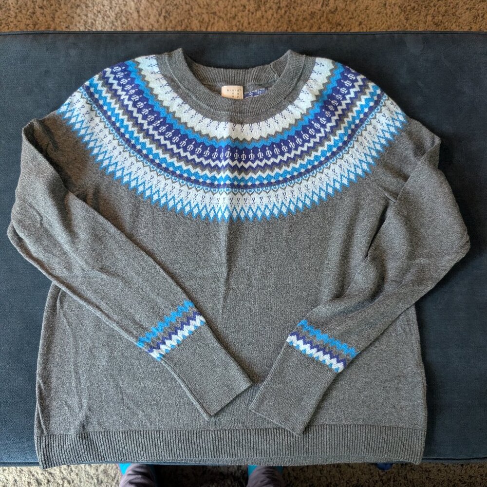 A New Day Fair Isle Sweater - Size L